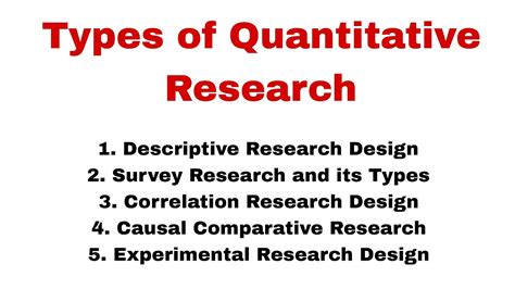 quantitative samples|sample types for quantitative research.